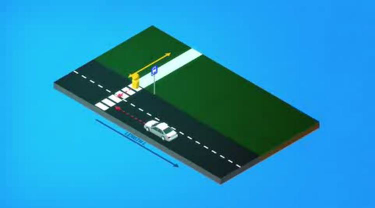 Honda pedestrian safe bumper